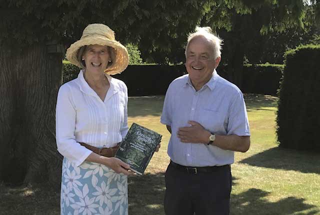 NGT Chairman Matthew Martin presents a copy of our recent publication Enticing Paths to Mrs Anthea Foster